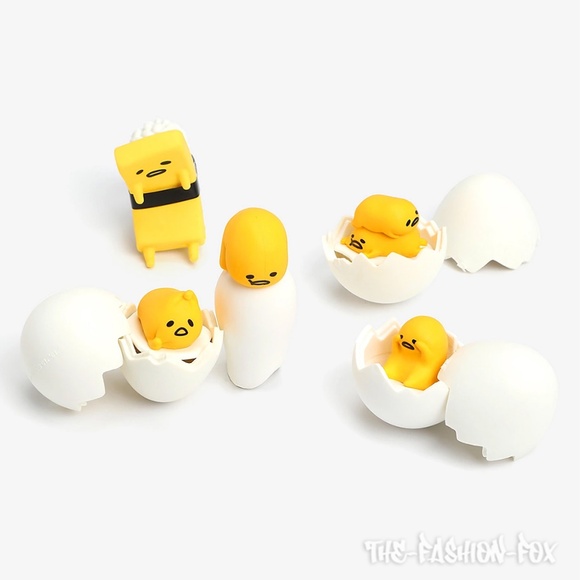Re-Ment Sanrio Gudetama Lazy Egg Mascot Blind Box Eraser Pencil Topper Figure - Picture 9 of 9